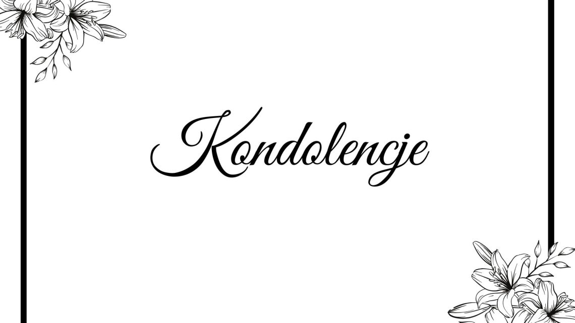 Kondolencje Kondolencje